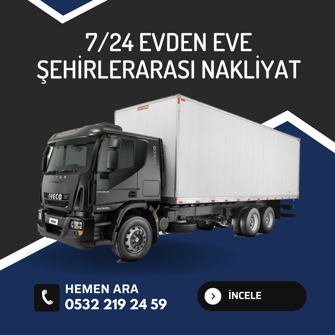 7/24 Evden Eve Şehirlerarası