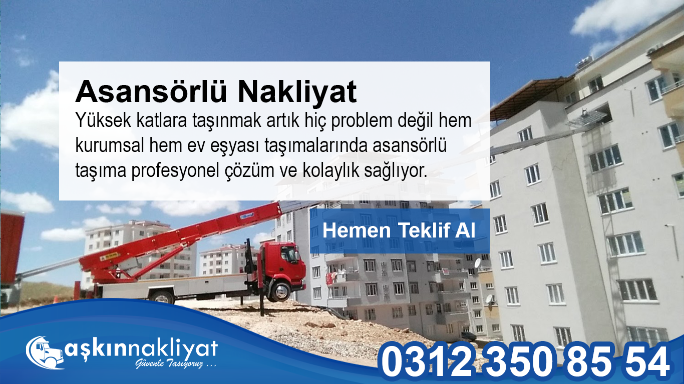 Asansörlü Nakliyat